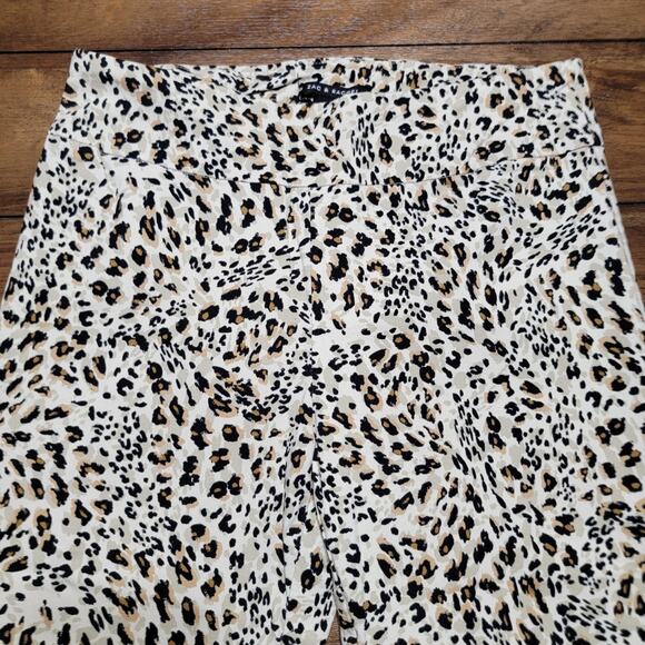 Zac & Rachel Cheetah Print Pull-On Capris - Size 14 - Picture 2 of 5